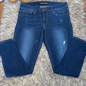 Express super soft ankle jeans